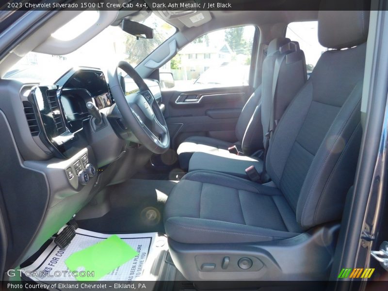 Dark Ash Metallic / Jet Black 2023 Chevrolet Silverado 1500 LT Crew Cab 4x4