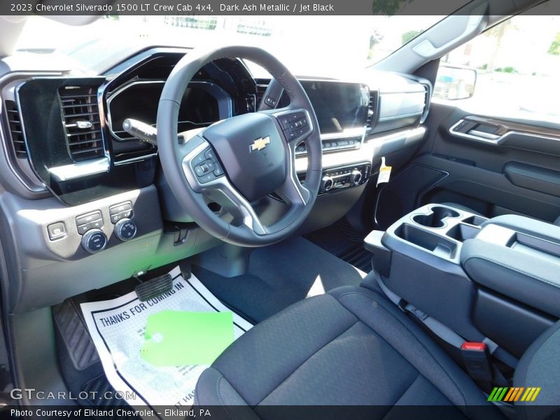 Dark Ash Metallic / Jet Black 2023 Chevrolet Silverado 1500 LT Crew Cab 4x4