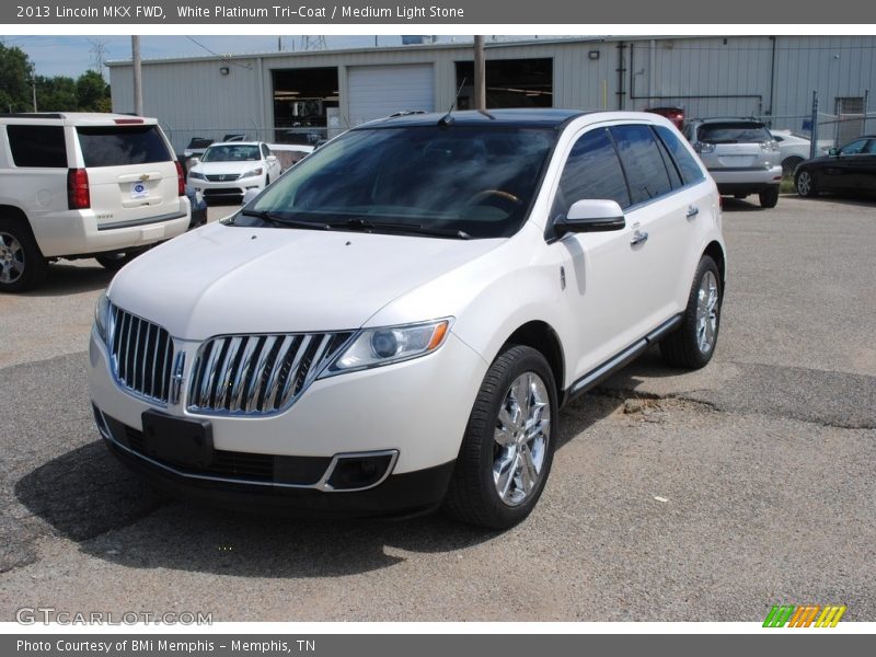 White Platinum Tri-Coat / Medium Light Stone 2013 Lincoln MKX FWD