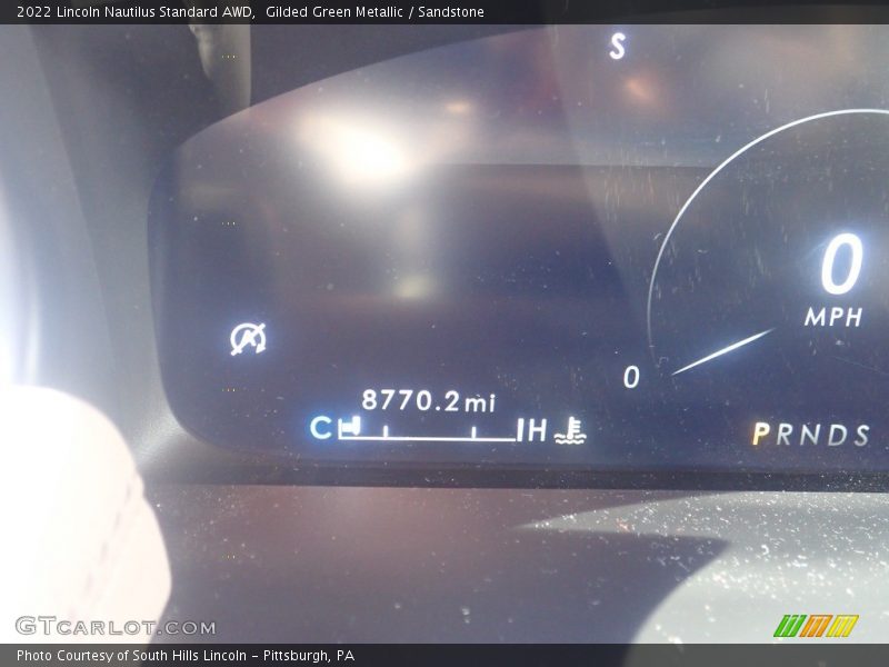 Gilded Green Metallic / Sandstone 2022 Lincoln Nautilus Standard AWD