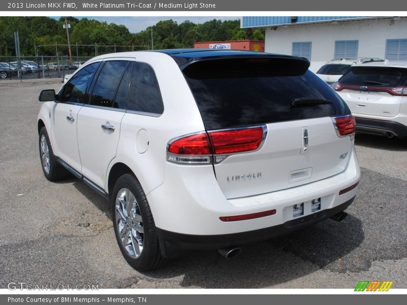 White Platinum Tri-Coat / Medium Light Stone 2013 Lincoln MKX FWD