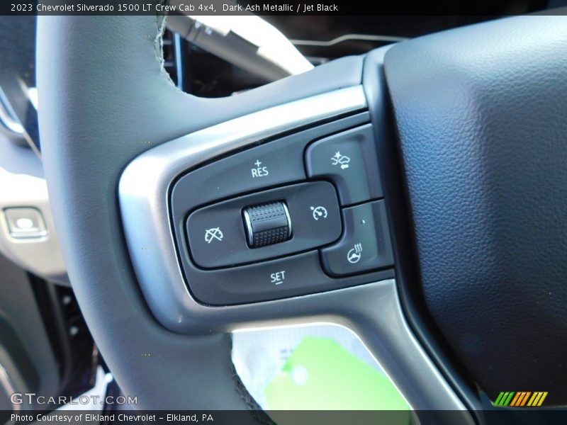 Dark Ash Metallic / Jet Black 2023 Chevrolet Silverado 1500 LT Crew Cab 4x4