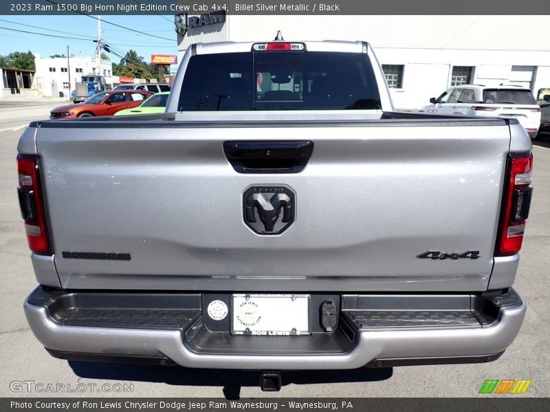 Billet Silver Metallic / Black 2023 Ram 1500 Big Horn Night Edition Crew Cab 4x4