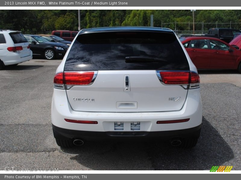 White Platinum Tri-Coat / Medium Light Stone 2013 Lincoln MKX FWD