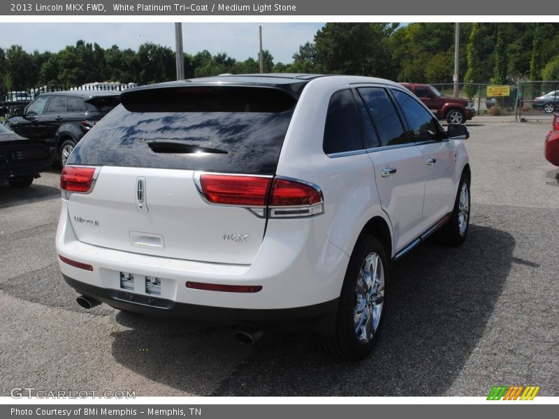 White Platinum Tri-Coat / Medium Light Stone 2013 Lincoln MKX FWD