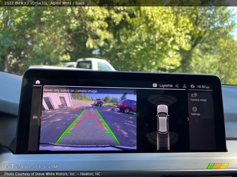 Controls of 2022 X3 xDrive30i