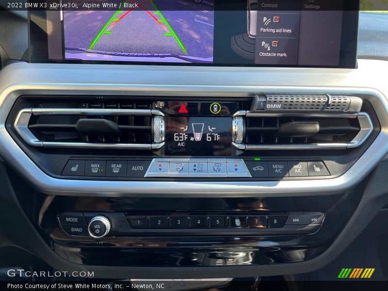 Controls of 2022 X3 xDrive30i