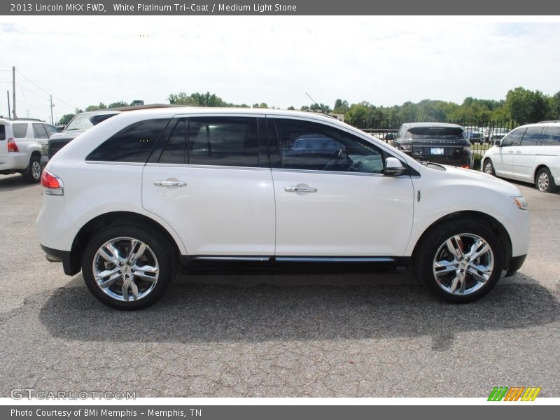 White Platinum Tri-Coat / Medium Light Stone 2013 Lincoln MKX FWD