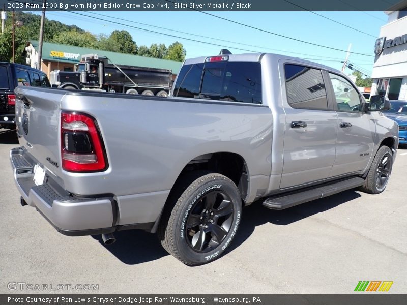 Billet Silver Metallic / Black 2023 Ram 1500 Big Horn Night Edition Crew Cab 4x4