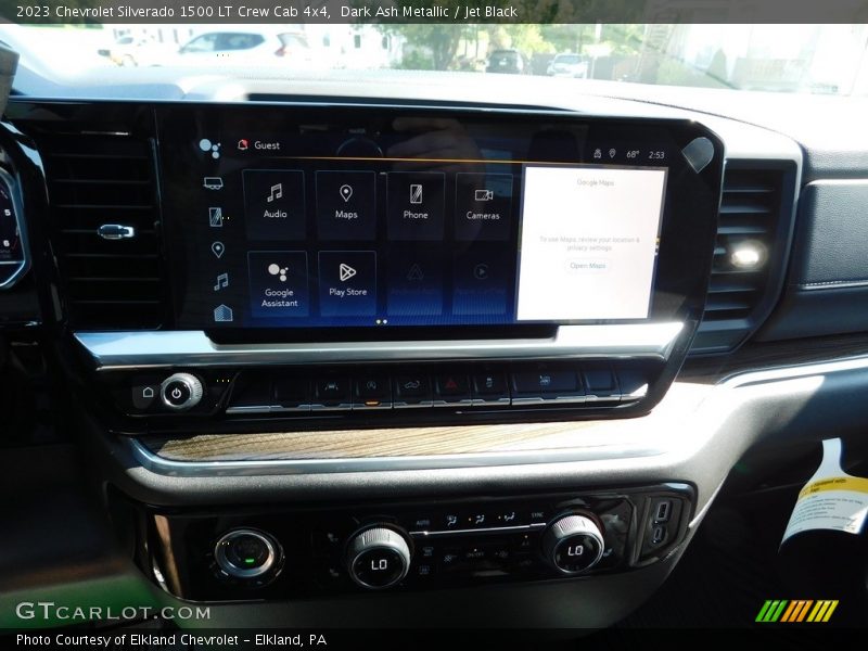 Dark Ash Metallic / Jet Black 2023 Chevrolet Silverado 1500 LT Crew Cab 4x4