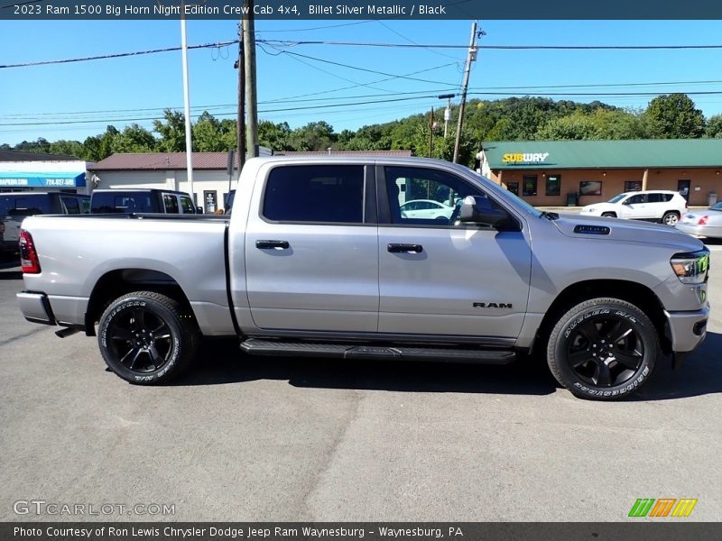  2023 1500 Big Horn Night Edition Crew Cab 4x4 Billet Silver Metallic