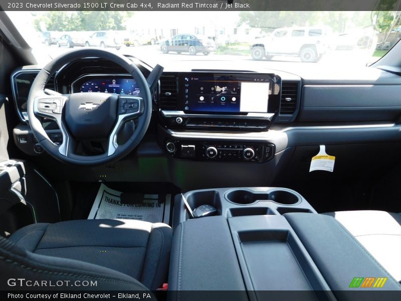 Radiant Red Tintcoat / Jet Black 2023 Chevrolet Silverado 1500 LT Crew Cab 4x4