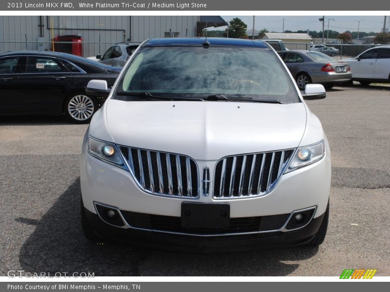 White Platinum Tri-Coat / Medium Light Stone 2013 Lincoln MKX FWD