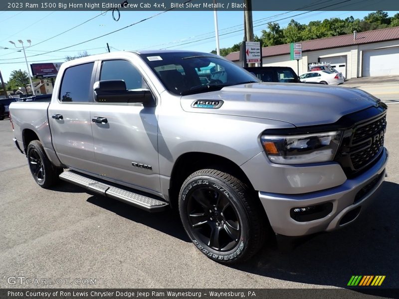 Front 3/4 View of 2023 1500 Big Horn Night Edition Crew Cab 4x4
