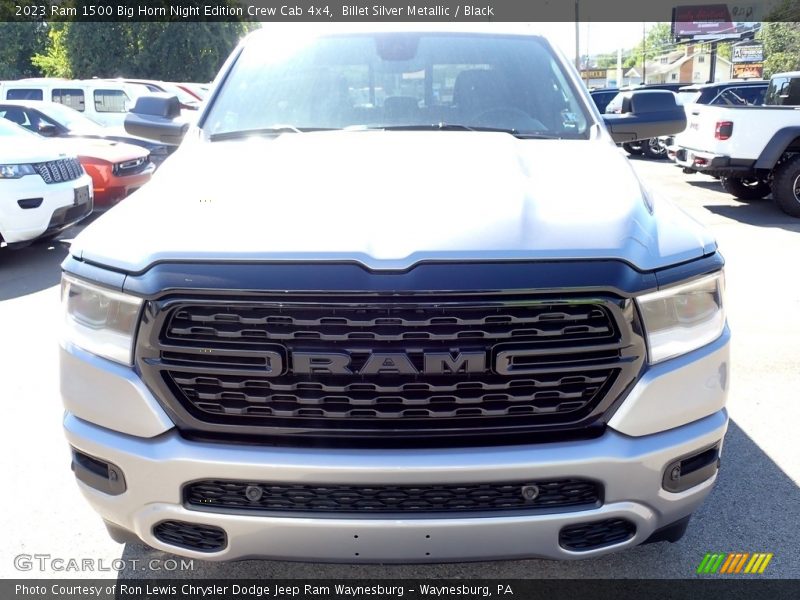 Billet Silver Metallic / Black 2023 Ram 1500 Big Horn Night Edition Crew Cab 4x4