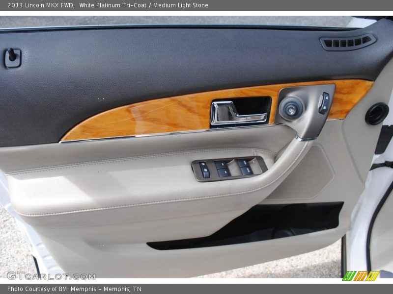 White Platinum Tri-Coat / Medium Light Stone 2013 Lincoln MKX FWD