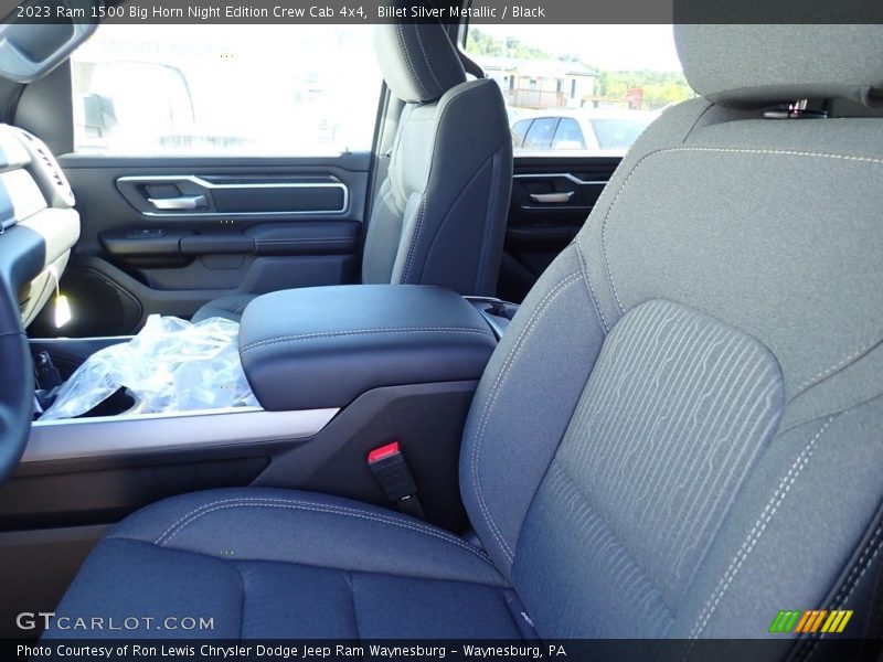 Front Seat of 2023 1500 Big Horn Night Edition Crew Cab 4x4