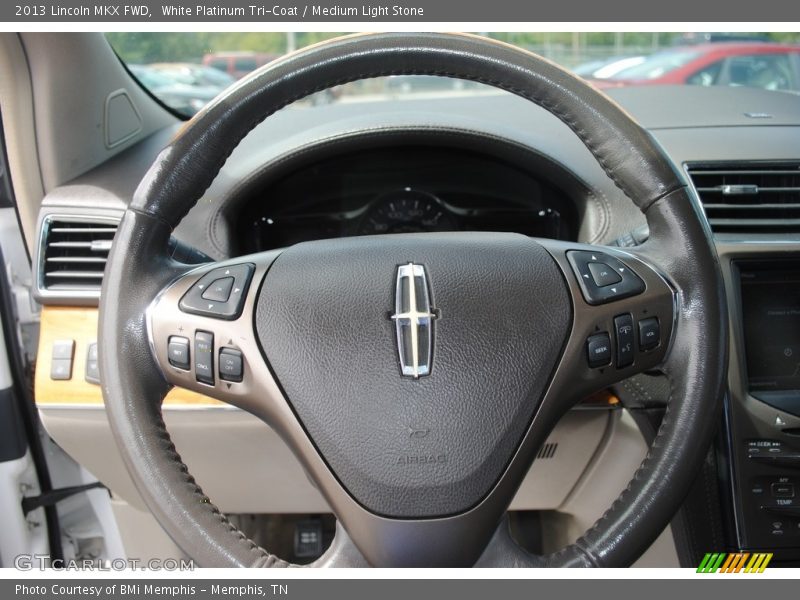 White Platinum Tri-Coat / Medium Light Stone 2013 Lincoln MKX FWD