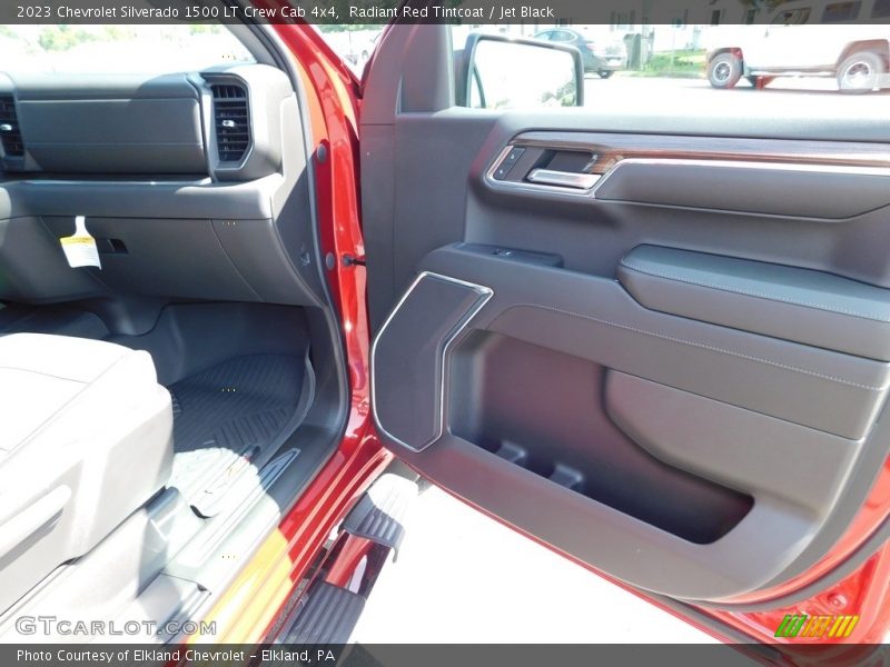 Radiant Red Tintcoat / Jet Black 2023 Chevrolet Silverado 1500 LT Crew Cab 4x4