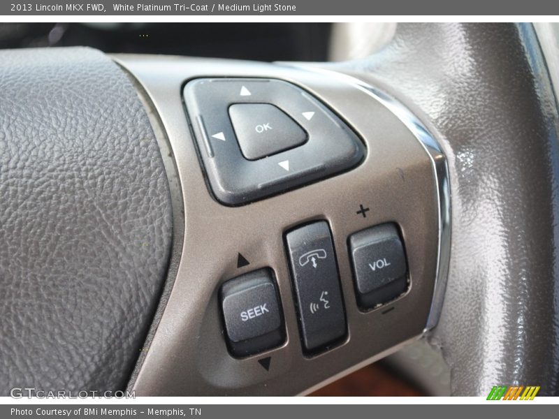 White Platinum Tri-Coat / Medium Light Stone 2013 Lincoln MKX FWD