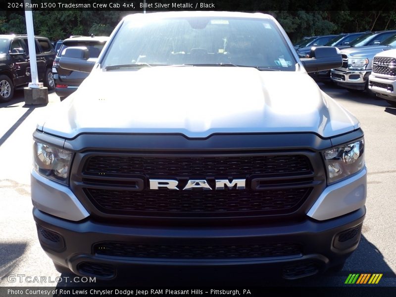 Billet Silver Metallic / Black 2024 Ram 1500 Tradesman Crew Cab 4x4
