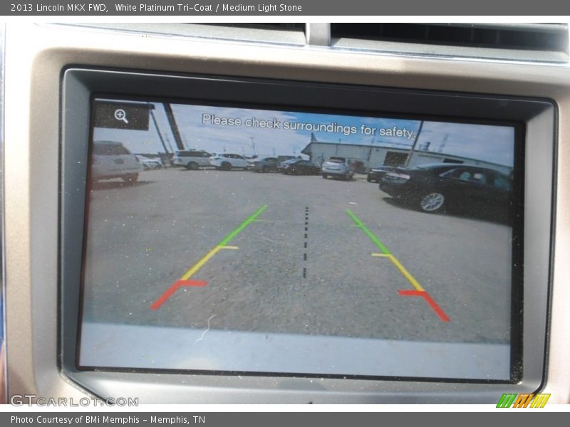 White Platinum Tri-Coat / Medium Light Stone 2013 Lincoln MKX FWD