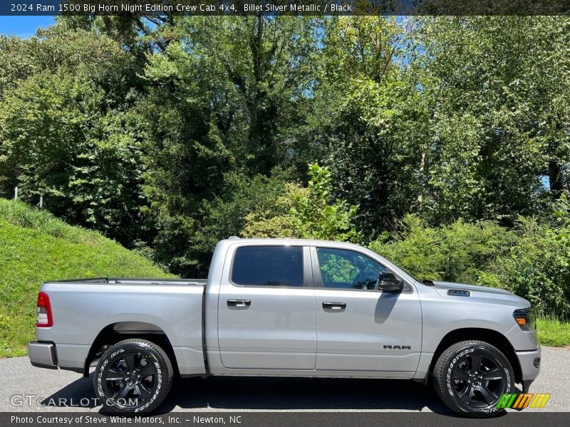  2024 1500 Big Horn Night Edition Crew Cab 4x4 Billet Silver Metallic