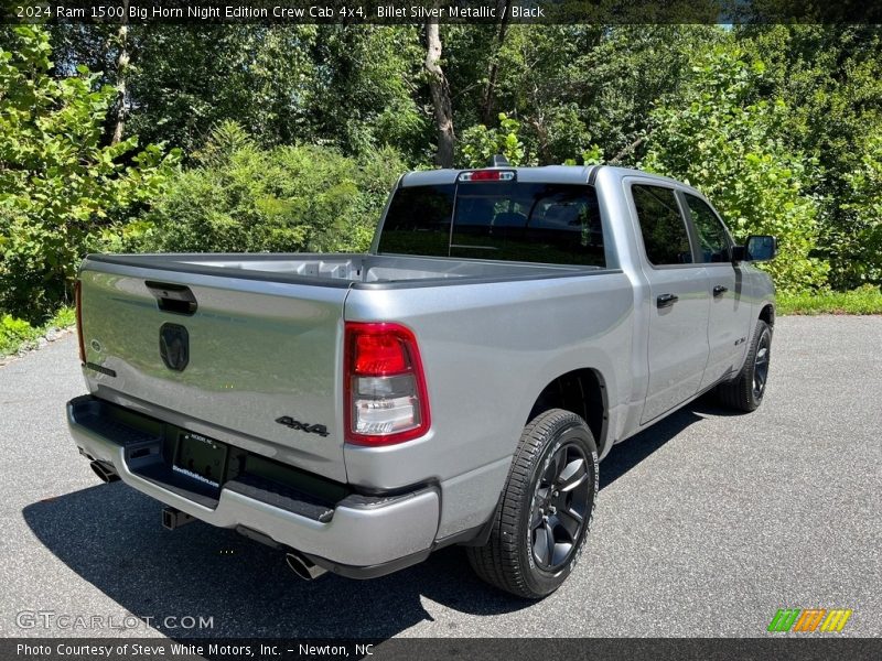 Billet Silver Metallic / Black 2024 Ram 1500 Big Horn Night Edition Crew Cab 4x4