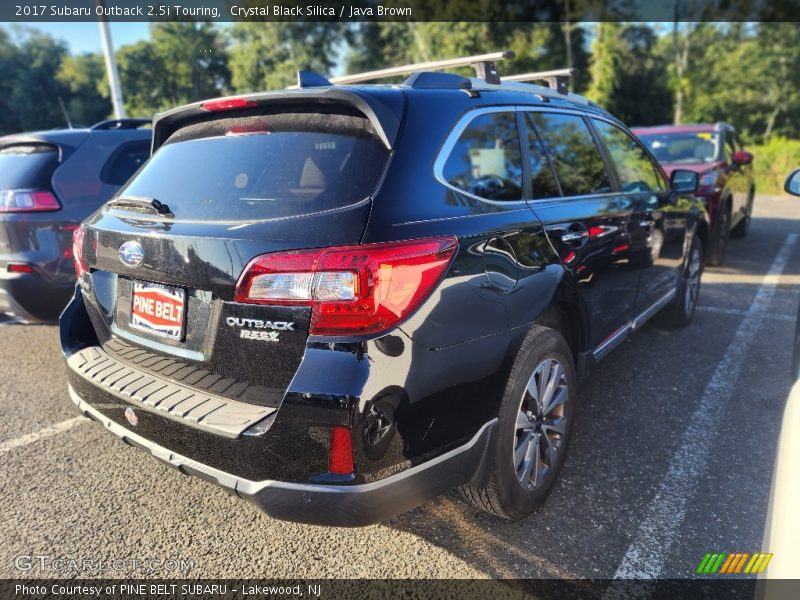 Crystal Black Silica / Java Brown 2017 Subaru Outback 2.5i Touring