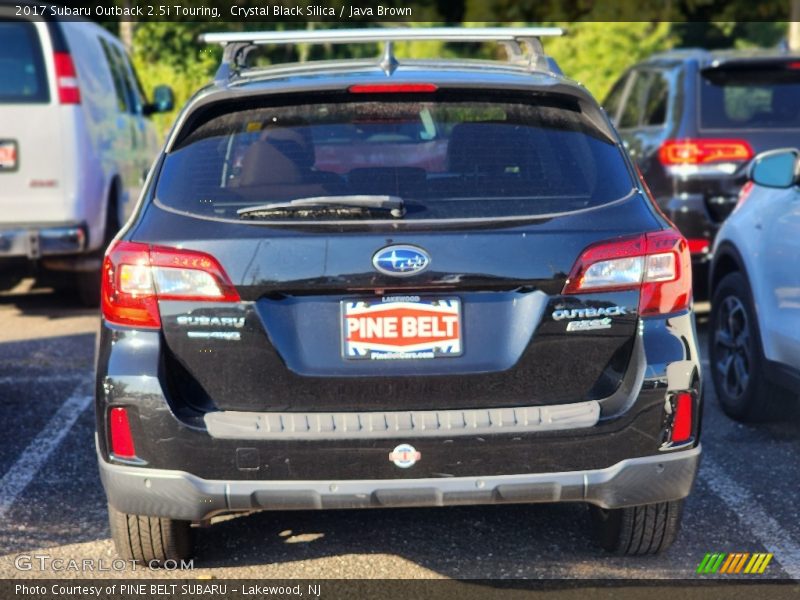 Crystal Black Silica / Java Brown 2017 Subaru Outback 2.5i Touring