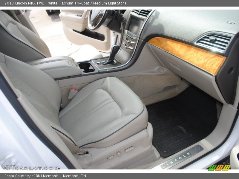 White Platinum Tri-Coat / Medium Light Stone 2013 Lincoln MKX FWD