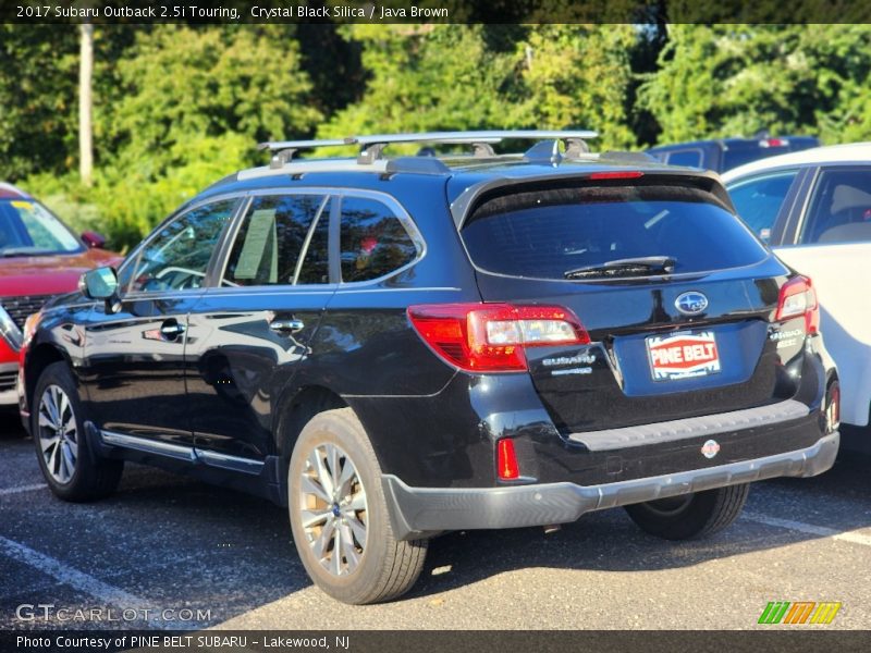 Crystal Black Silica / Java Brown 2017 Subaru Outback 2.5i Touring