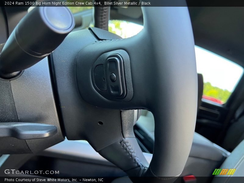  2024 1500 Big Horn Night Edition Crew Cab 4x4 Steering Wheel