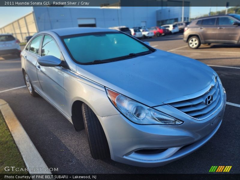 Radiant Silver / Gray 2011 Hyundai Sonata GLS