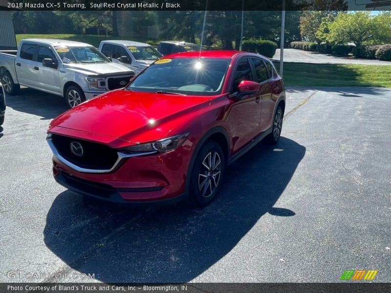 Soul Red Crystal Metallic / Black 2018 Mazda CX-5 Touring