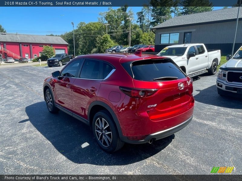 Soul Red Crystal Metallic / Black 2018 Mazda CX-5 Touring