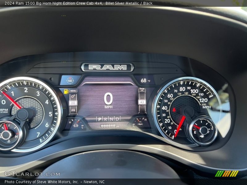  2024 1500 Big Horn Night Edition Crew Cab 4x4 Big Horn Night Edition Crew Cab 4x4 Gauges