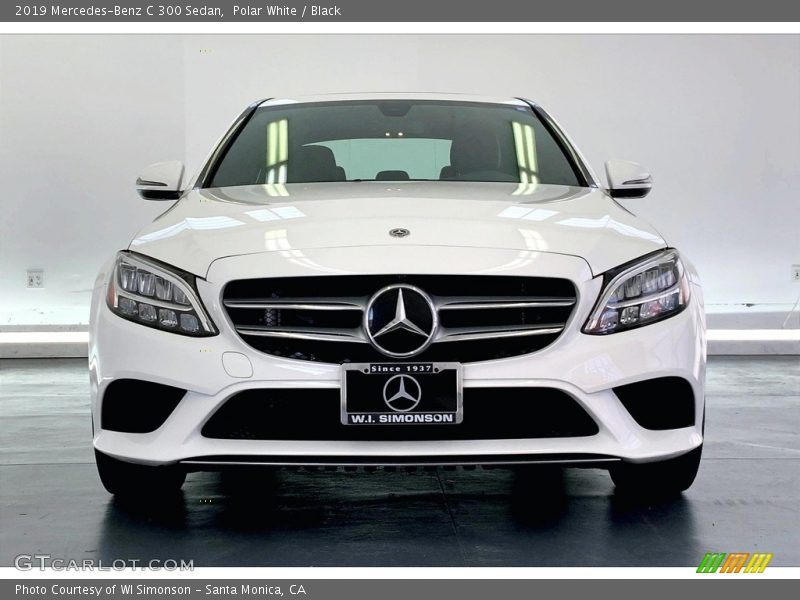 Polar White / Black 2019 Mercedes-Benz C 300 Sedan