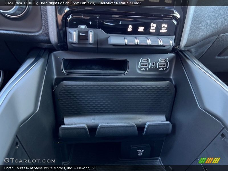 Billet Silver Metallic / Black 2024 Ram 1500 Big Horn Night Edition Crew Cab 4x4