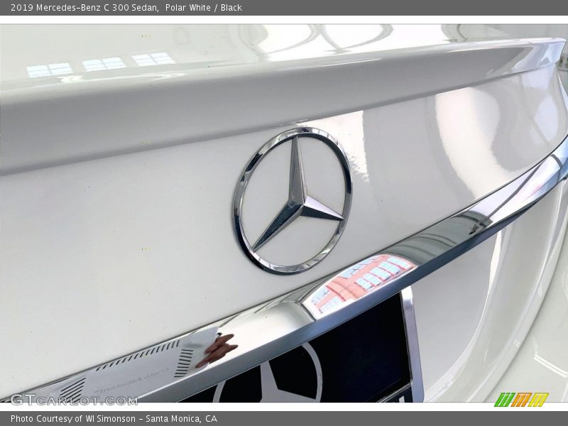 Polar White / Black 2019 Mercedes-Benz C 300 Sedan