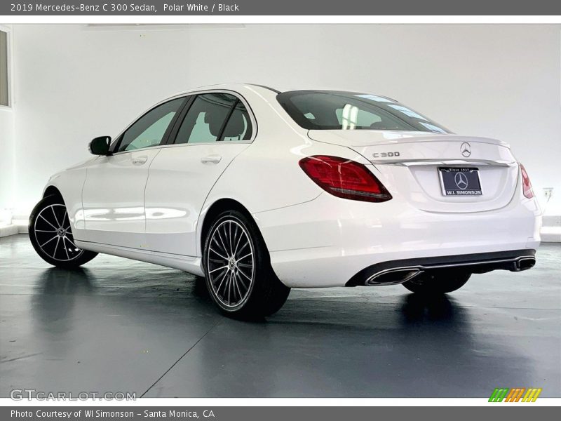 Polar White / Black 2019 Mercedes-Benz C 300 Sedan