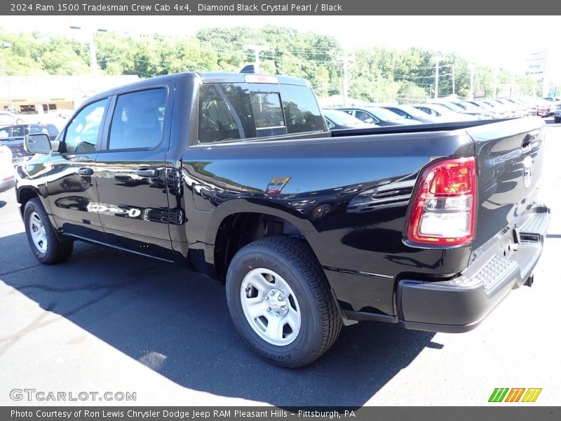 Diamond Black Crystal Pearl / Black 2024 Ram 1500 Tradesman Crew Cab 4x4