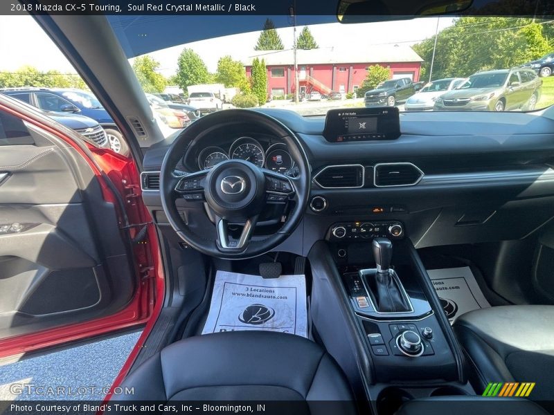 Soul Red Crystal Metallic / Black 2018 Mazda CX-5 Touring