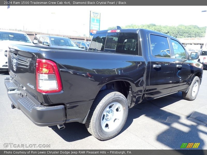 Diamond Black Crystal Pearl / Black 2024 Ram 1500 Tradesman Crew Cab 4x4