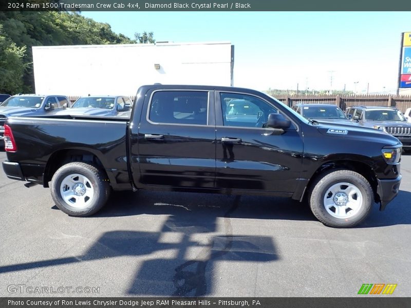  2024 1500 Tradesman Crew Cab 4x4 Diamond Black Crystal Pearl