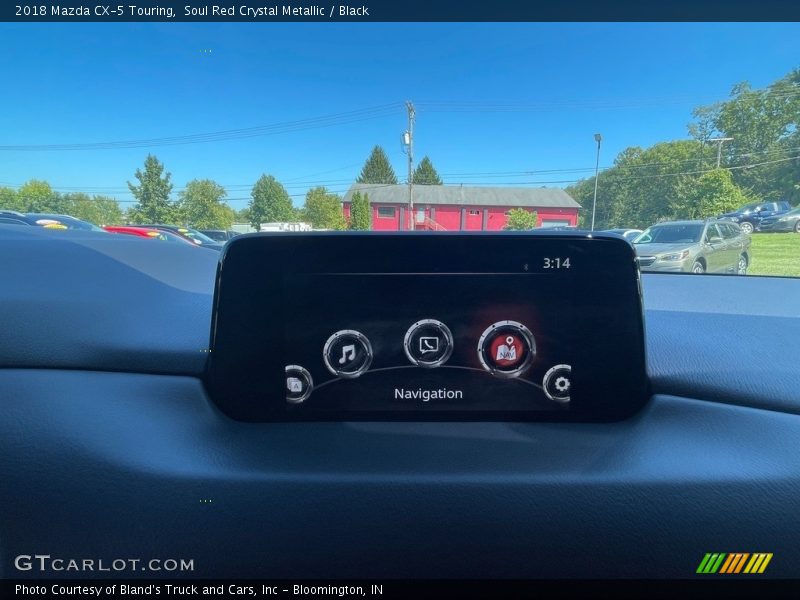 Soul Red Crystal Metallic / Black 2018 Mazda CX-5 Touring