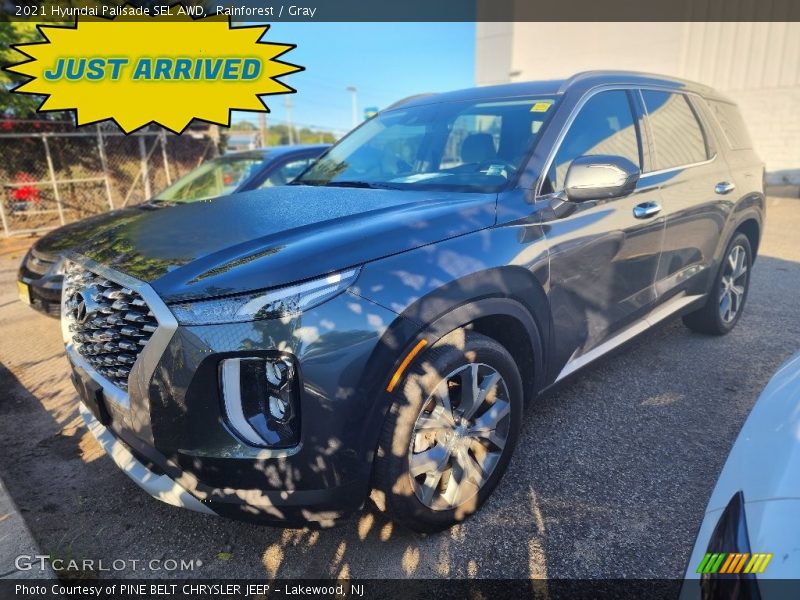 Rainforest / Gray 2021 Hyundai Palisade SEL AWD