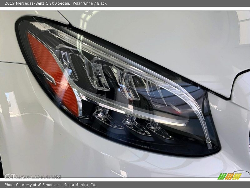 Polar White / Black 2019 Mercedes-Benz C 300 Sedan