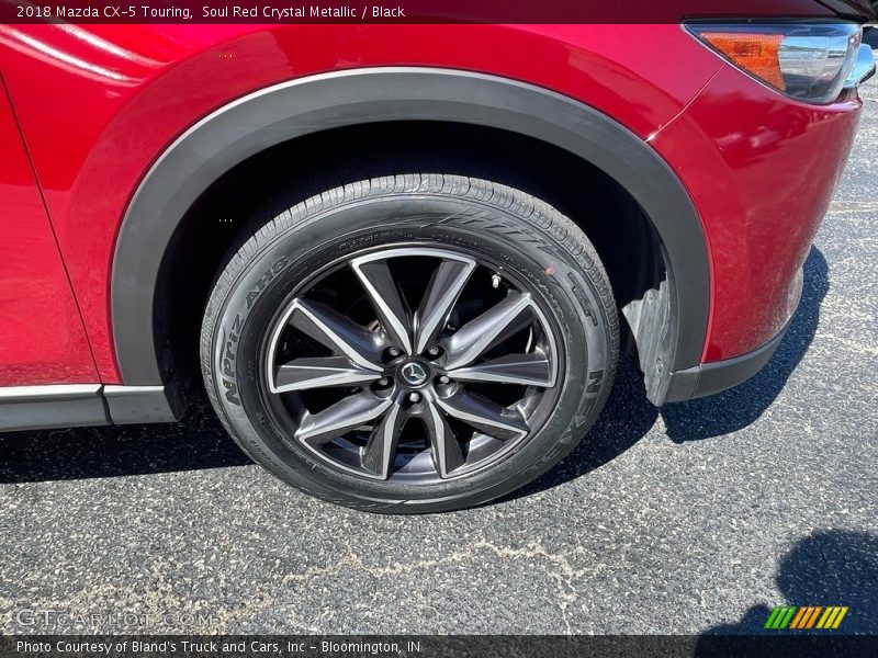 Soul Red Crystal Metallic / Black 2018 Mazda CX-5 Touring