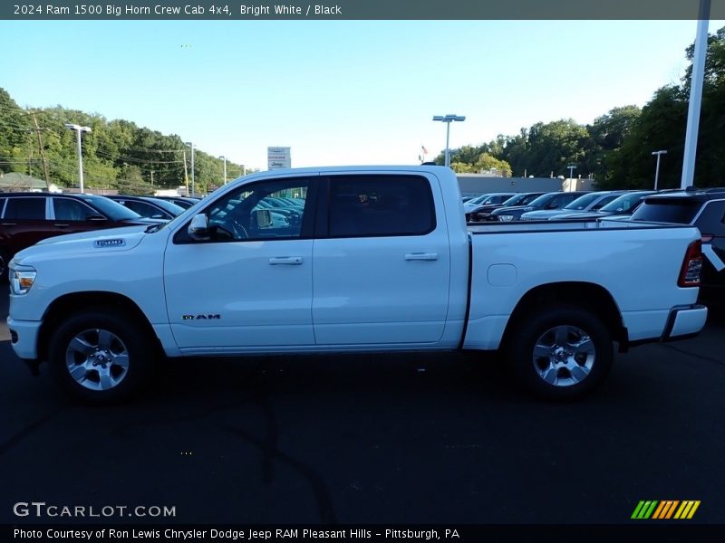 Bright White / Black 2024 Ram 1500 Big Horn Crew Cab 4x4
